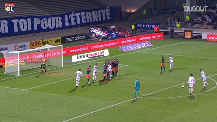 VIDÉO : le superbe coup franc de Ghezzal contre Montpellier