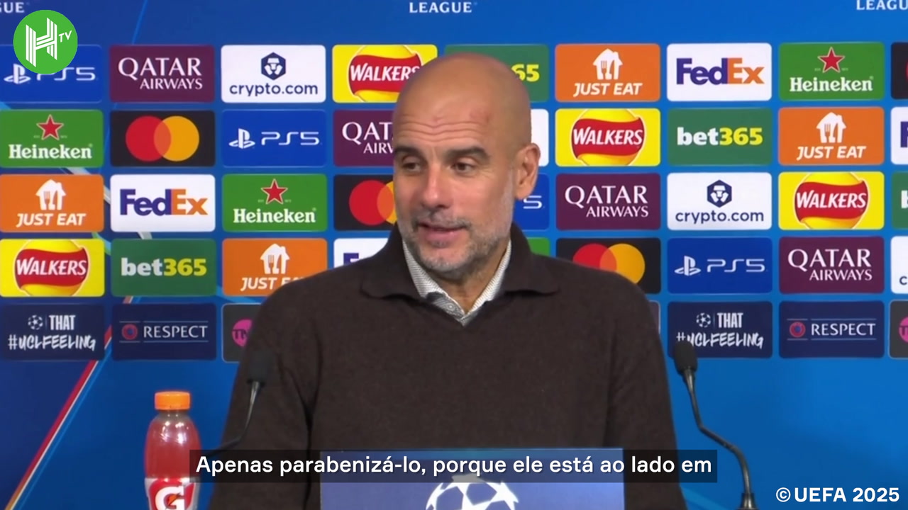 As palavras de Guardiola sobre o recorde de Haaland