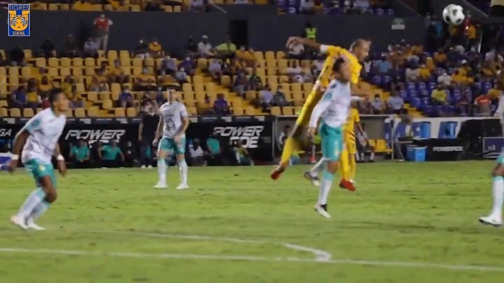 VÍDEO: el agónico gol de Quiñones que salvó a Tigres ante León