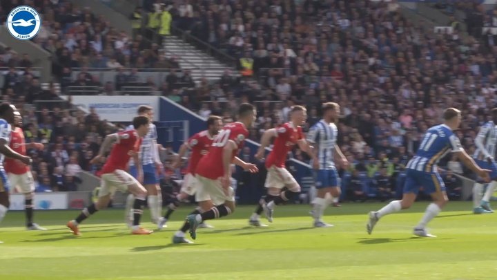 VÍDEO: así fue la goleada del Brighton por 4-0 al United