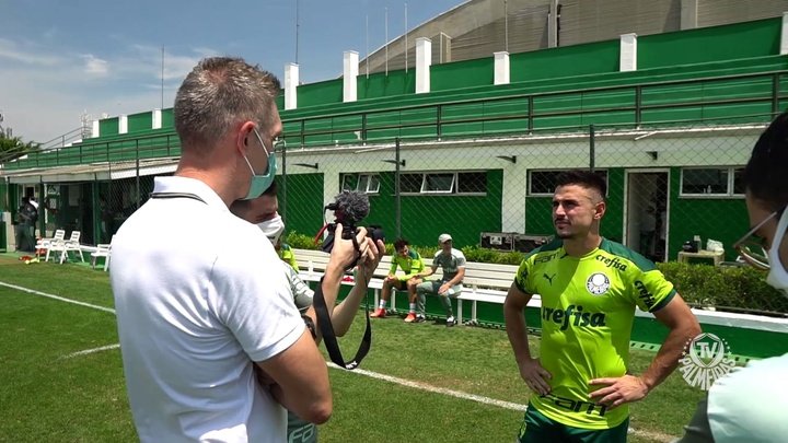 VÍDEO: Willian Bigode agradece sensibilidade do Palmeiras após morte do filho