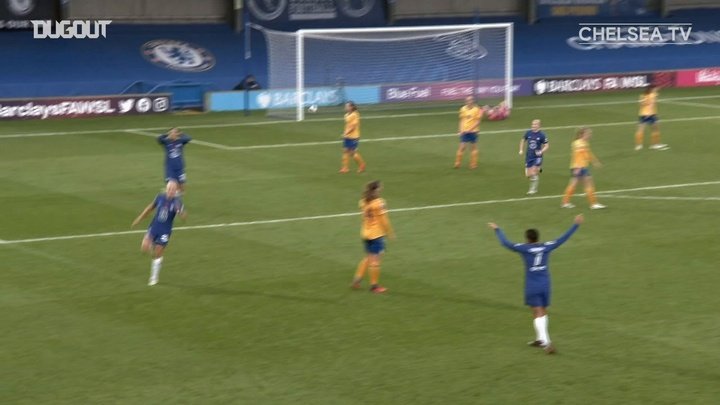 VIDEO: Harder finishes off Chelsea Women victory over Everton