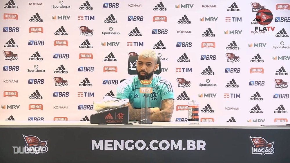 Gabigol nega panela no Flamengo. DUGOUT