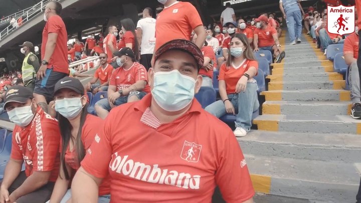 VIDEO: América de Cali fans returned to the stadium
