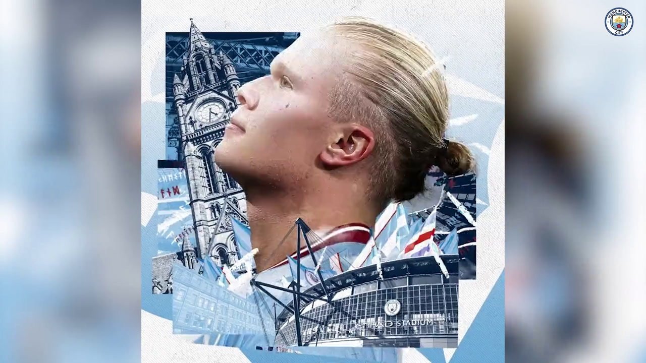 Le retour d'Haaland à Manchester City. dugout