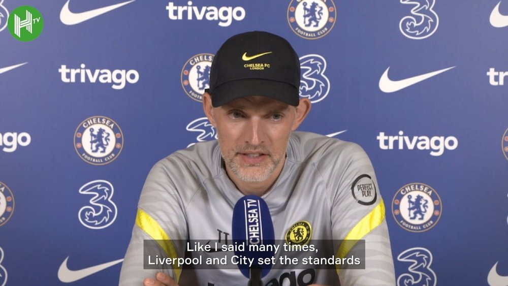 Thomas Tuchel spoke ahead of Chelsea's game at Newcastle. DUGOUT