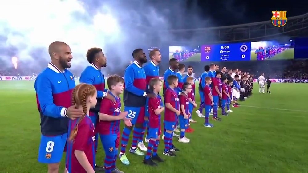 Barca beat the A-League All Stars. DUGOUT