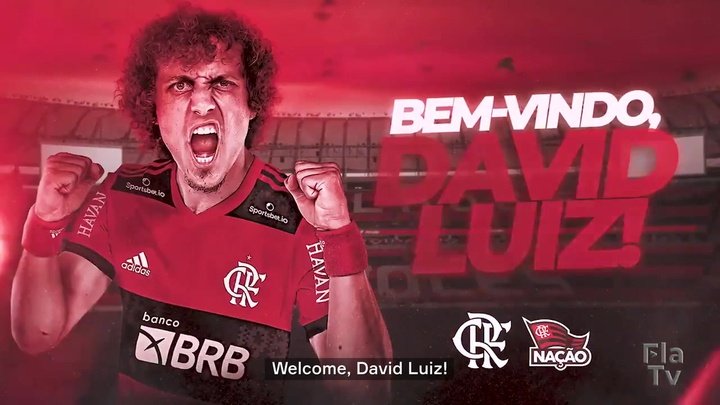 VIDEO: Flamengo announce the signing of David Luiz