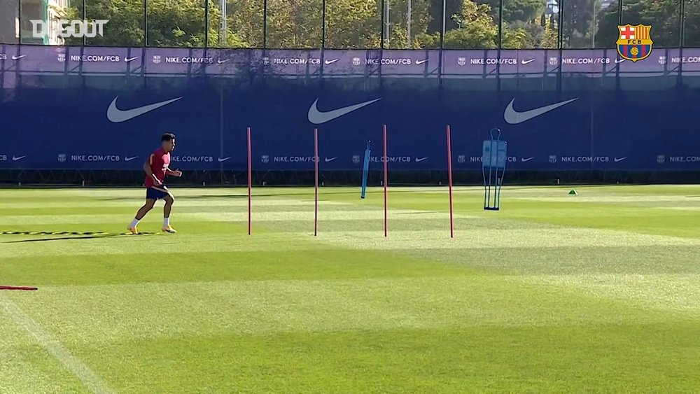 Philippe Coutinho has returned to training with Barcelona earlier than planned. DUGOUT