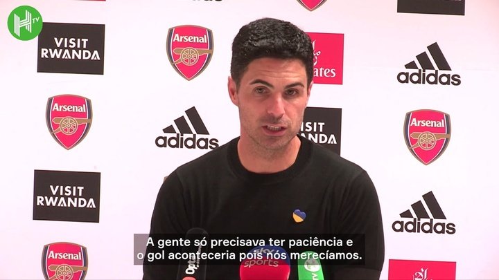 Arteta destaca desempenho de Gabriel Magalhães em virada do Arsenal