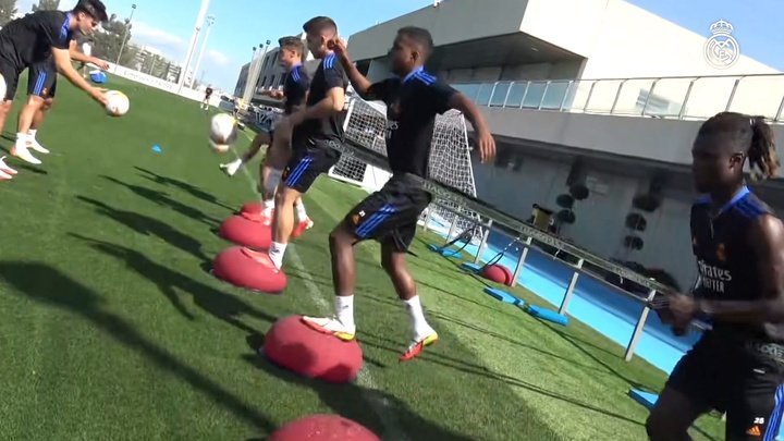 VIDEO: Eduardo Camavinga prepares for the Mallorca game