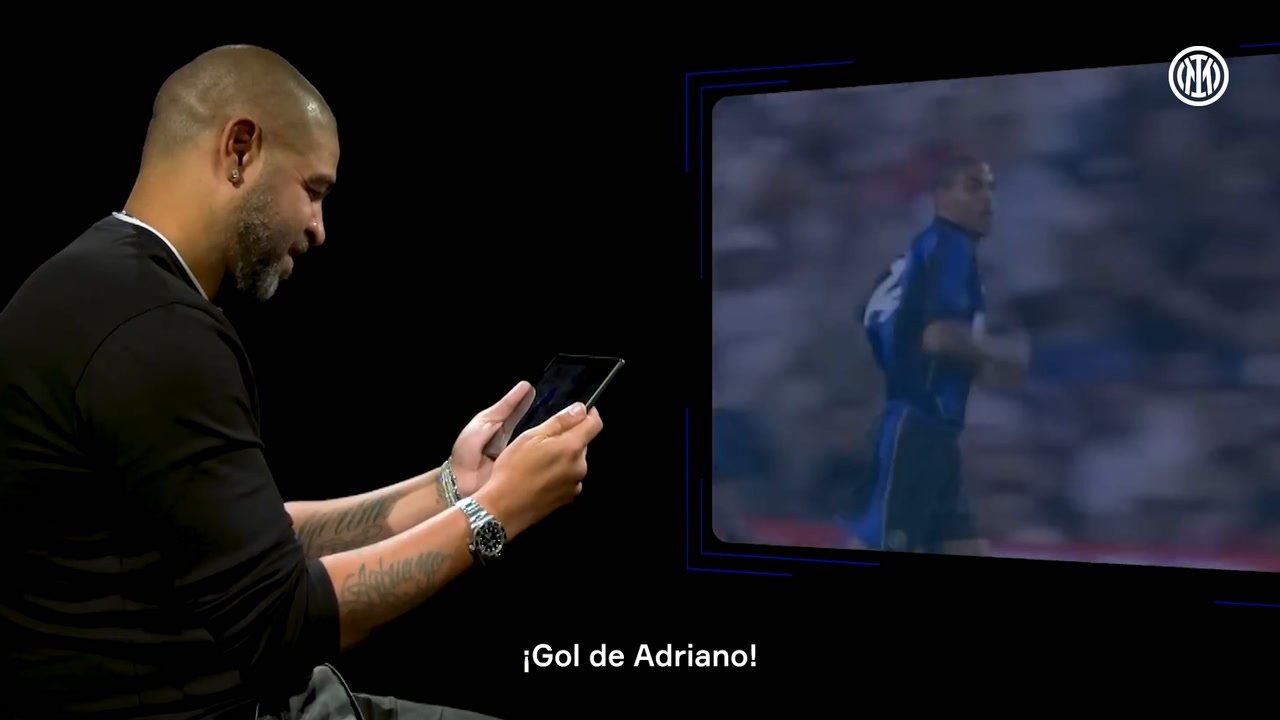 El misil de Adriano al Madrid en su debut con el Inter. DUGOUT