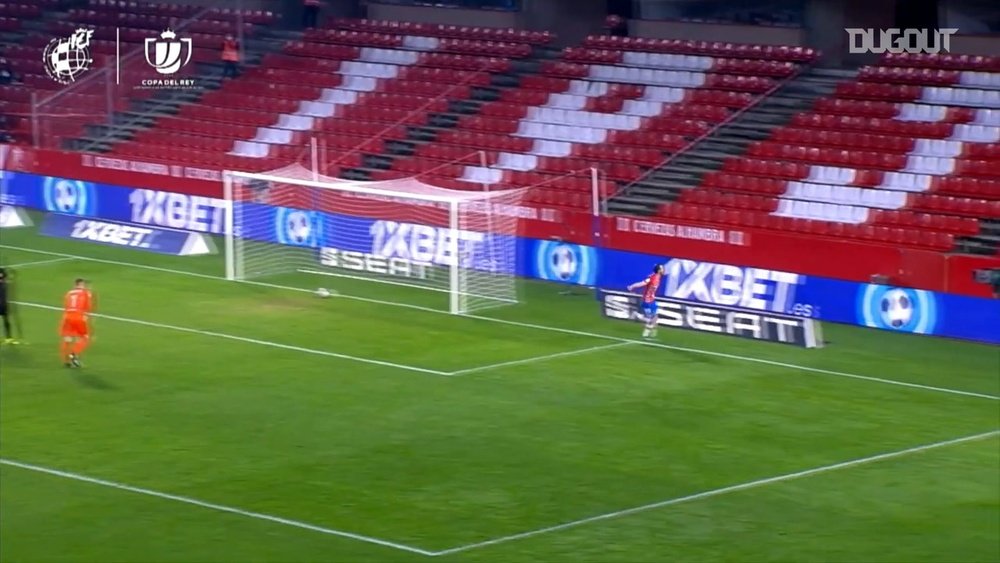 VÍDEO: el 2-0 de Soldado al Barça que hizo soñar al Granada. DUGOUT