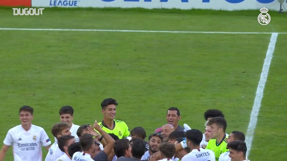 Real Madrid won the UEFA Youth League. DUGOUT