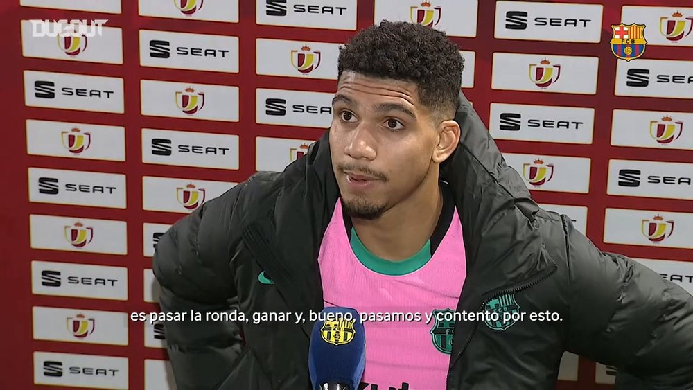 Araujo analizó el pase a cuartos de final de la Copa del Rey. Dugout