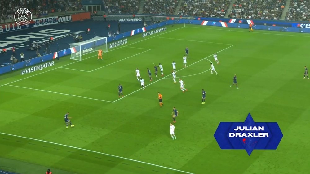 Draxler's decisive tackle vs Strasbourg. DUGOUT