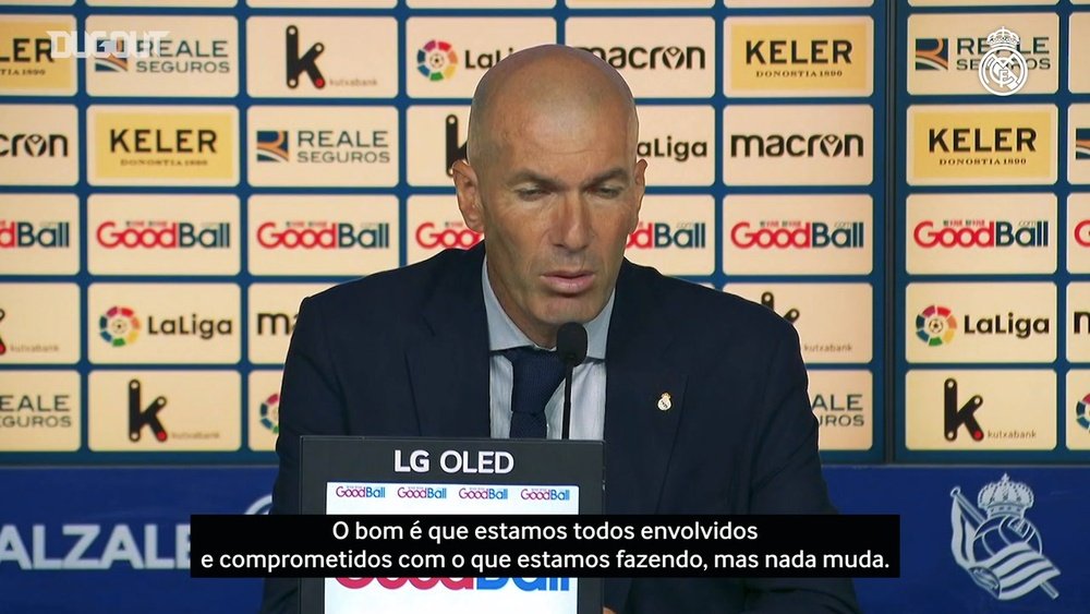 Zidane elogia Real Madrid ao virar líder da LaLiga. DUGOUT