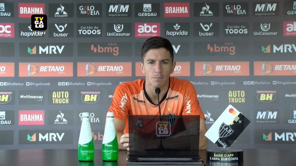 Nacho Fernández fala sobre parte física e novo posicionamento no Atlético-MG.