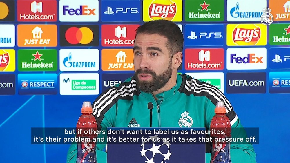 Carvajal has spoken ahead of Real Madrid's game with Shakhtar. DUGOUT