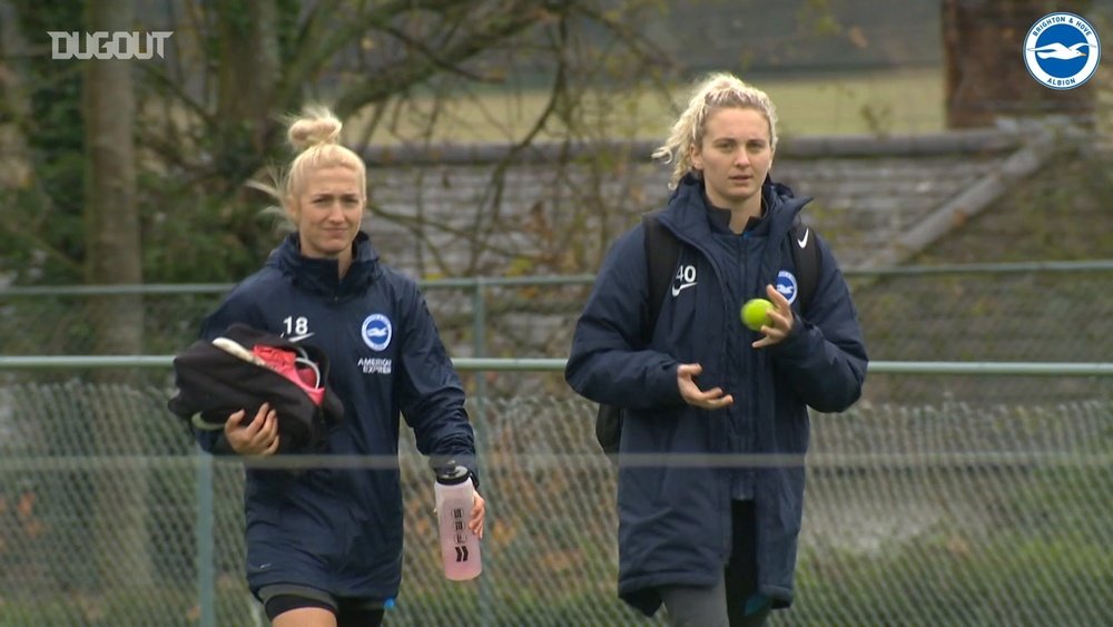 Brighton Women prepare for West Ham clash. DUGOUT