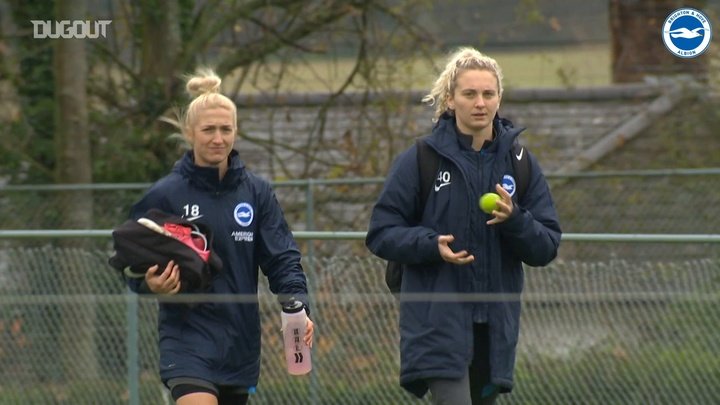 VIDEO: Brighton Women prepare for West Ham clash