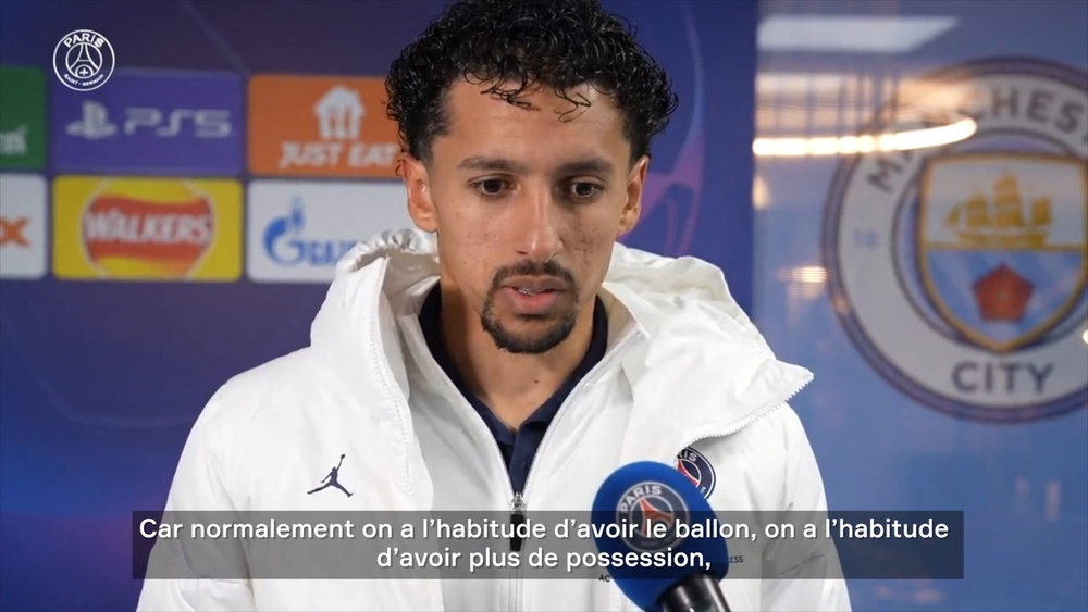 Marquinho s'attendait à un match difficile. Dugout