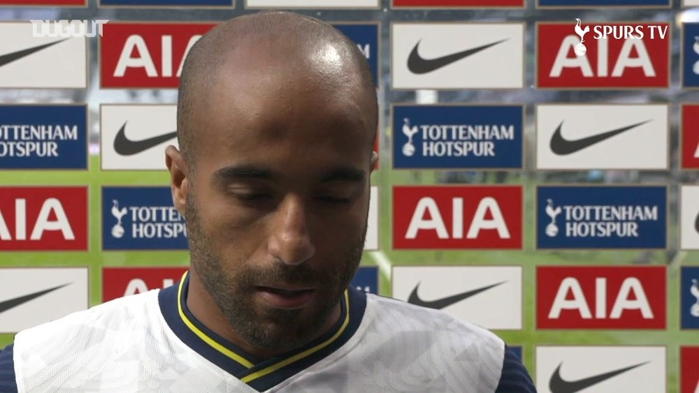 Lucas Moura espera evolução do Tottenham. DUGOUT