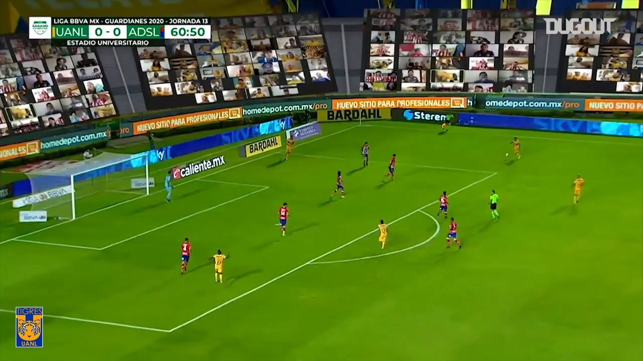 Tigres’ 3-0 victory vs Atlético San Luis. DUGOUT