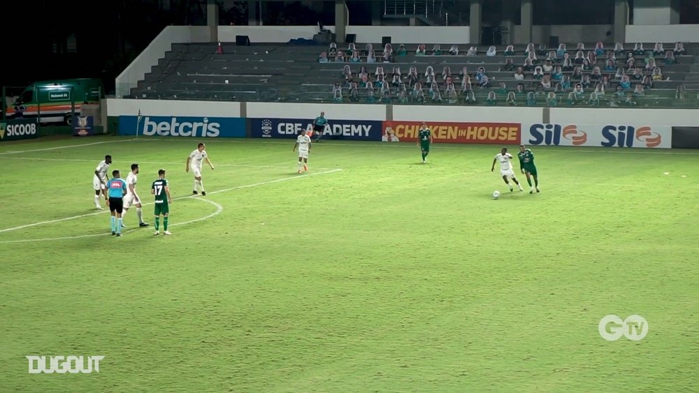 Goias beat Palmeiras 1-0 in the Brasileirao on Saturday night. DUGOUT