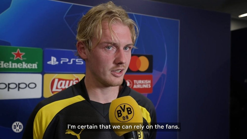 Brandt trusts the Dortmund fans. DUGOUT