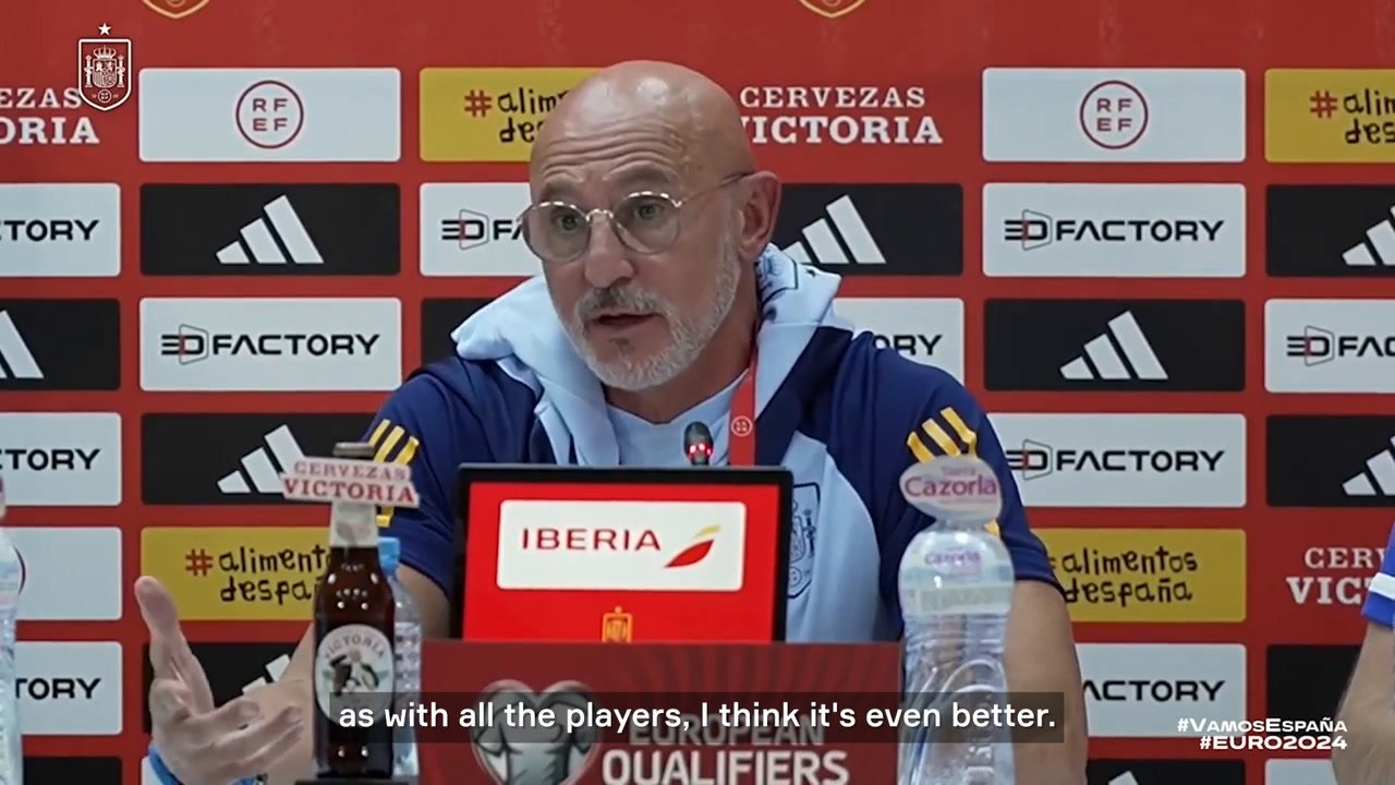 VIDEO: Luis de la Fuente and Rodri praise Lamine Yamal