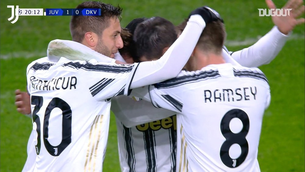 Federico Chiesa was key in Juventus' win over Dynamo Kiev. DUGOUT