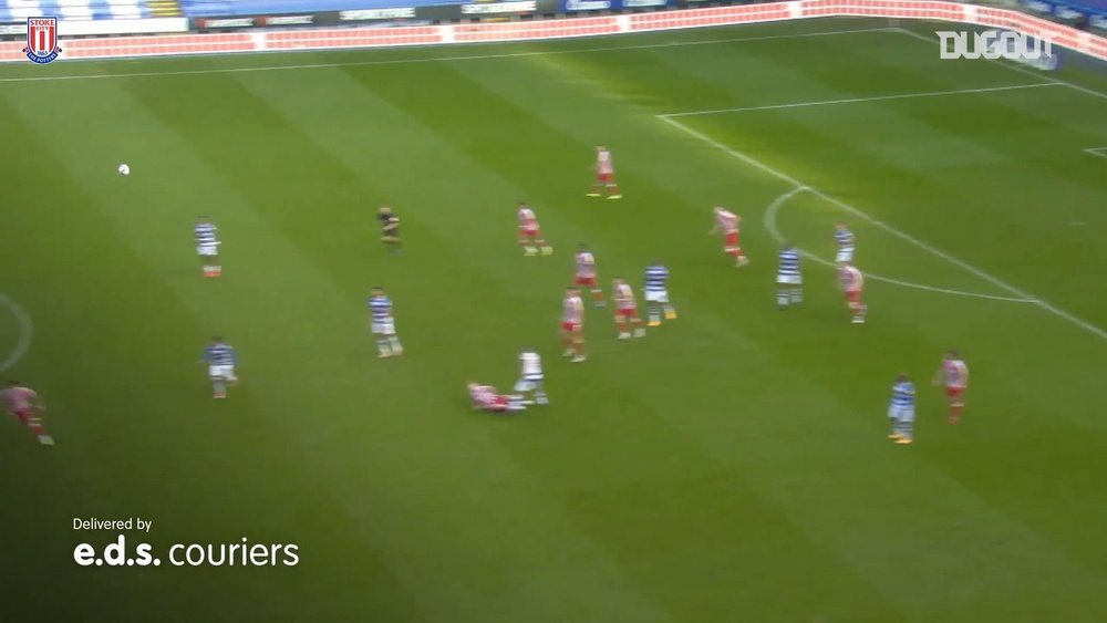 Jacob Brown nets first Stoke City goal. DUGOUT