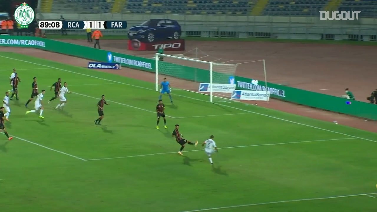 Abdelilah Hafidi's last minute goal against ASFAR. DUGOUT