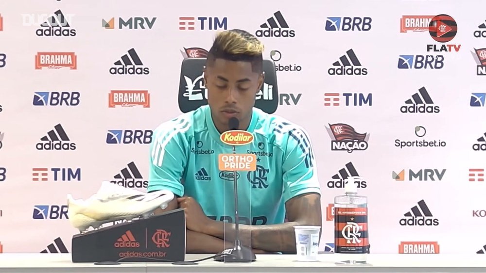 Bruno Henrique diz que Flamengo não pode desanimar. DUGOUT