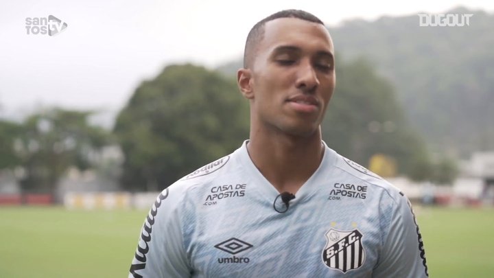 A expectativa de Lucas Braga com o Santos na Libertadores