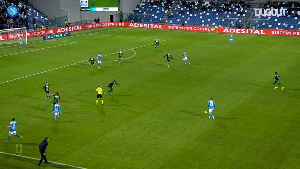 Allan's last Napoli goal came back in July. DUGOUT