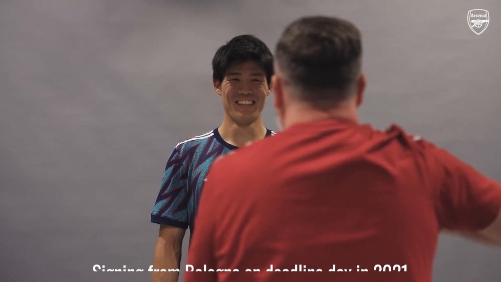Tomiyasu had a promising debut campaign in the EPL. DUGOUT