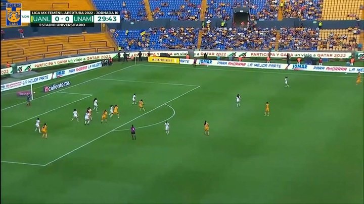 VÍDEO: Tigres Femenil derrotó por 3-0 a Pumas en la Liga MX