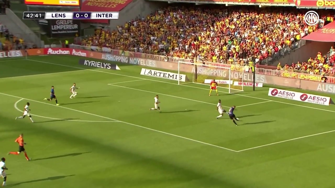 La victoire de Lens contre l'Inter Milan en amical .vidéo