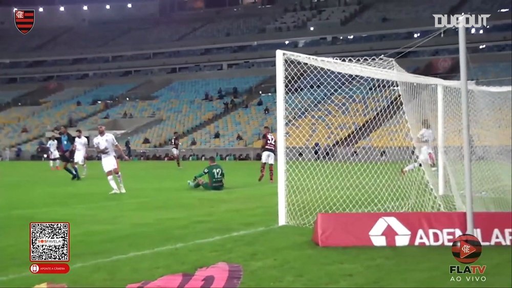 Pedro Rocha marca primeiro gol com a camisa do Flamengo. DUGOUT