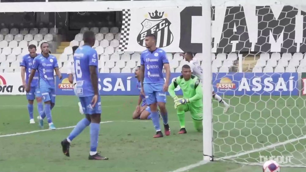 Veja os gols da vitória do Santos sobre o São Bento na Vila Belmiro. DUGOUT