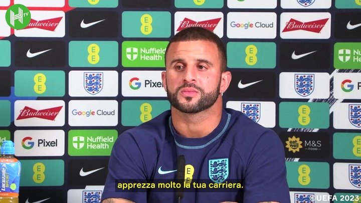 VIDEO: Walker vuole la rivincita in vista dello scontro con l'Italia a Wembley