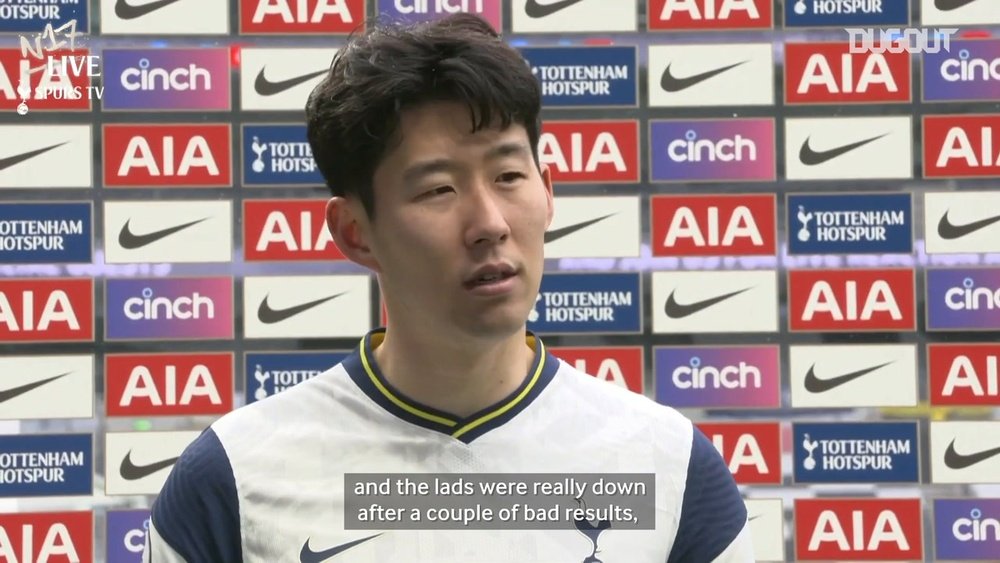 Heung-Min Son gives his verdict on Tottenham's 2-0 win. DUGOUT