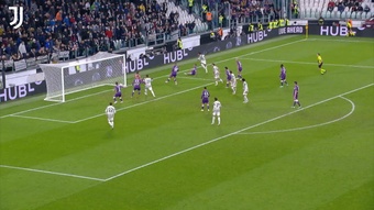 Juan Cuadrado marcó el gol de la victoria ante la Fiorentina (1-0). DUGOUT