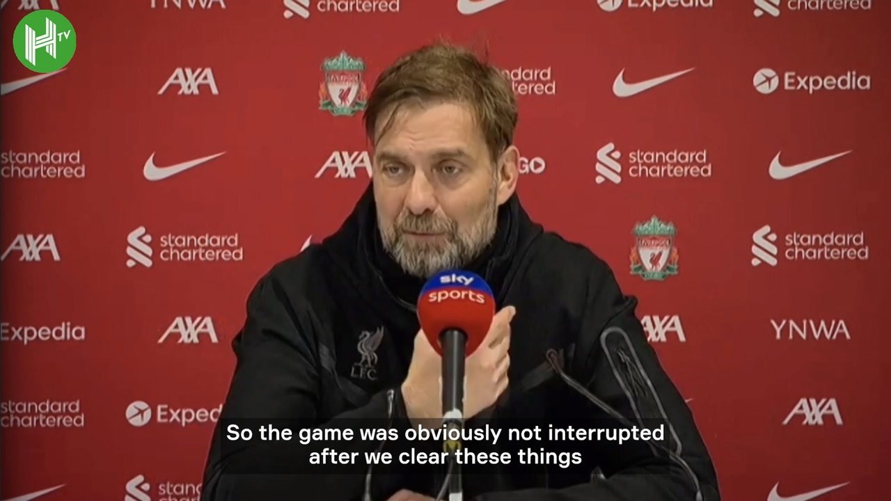 Klopp hails his team's defending. DUGOUT