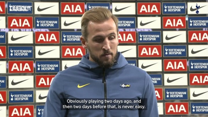 VIDEO: Kane looks ahead to Man United after securing Europa League spot