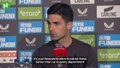 Arsenal manager Mikel Arteta admitted his team were clearly second best v Newcastle. DUGOUT