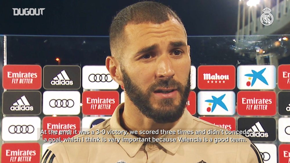 Benzema speaks out after stunning performance. DUGOUT