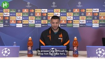 Kovacic on his compatriot. DUGOUT